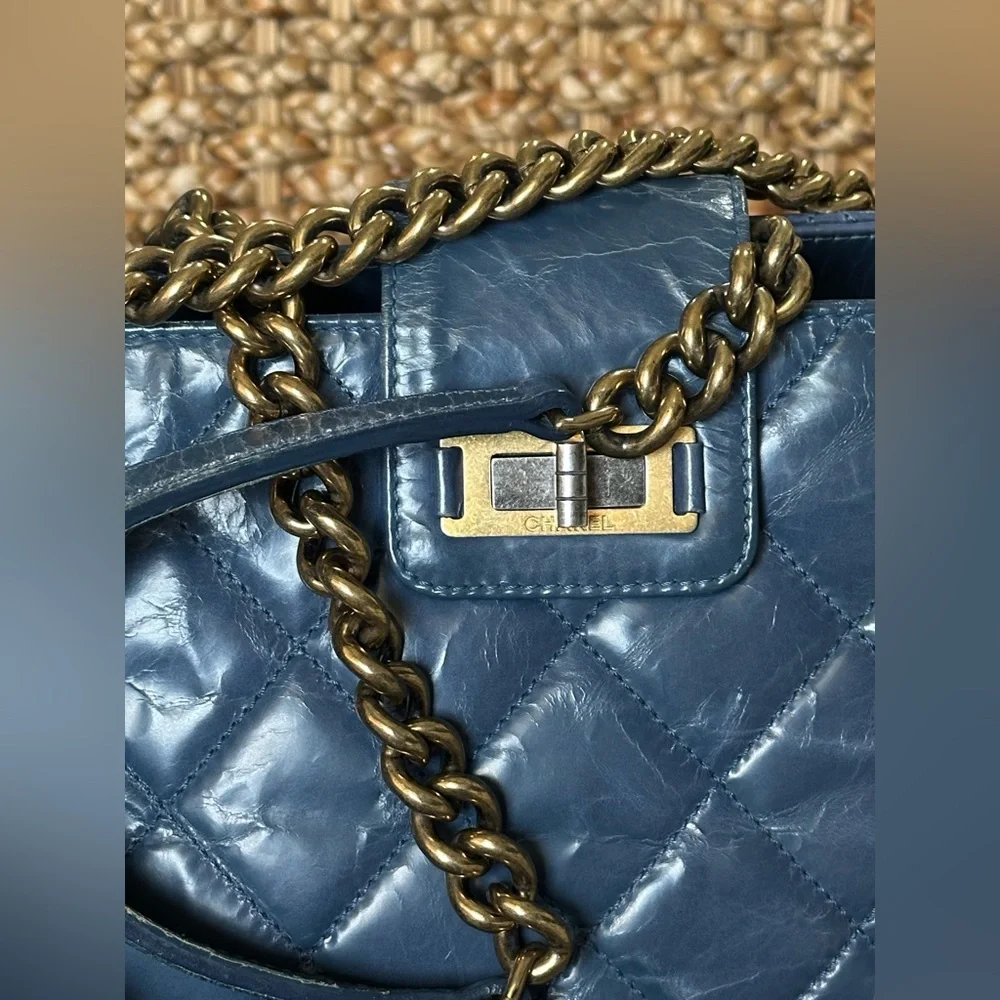 Chanel Crinkled‎ Quilted Leather Shoulder Bag